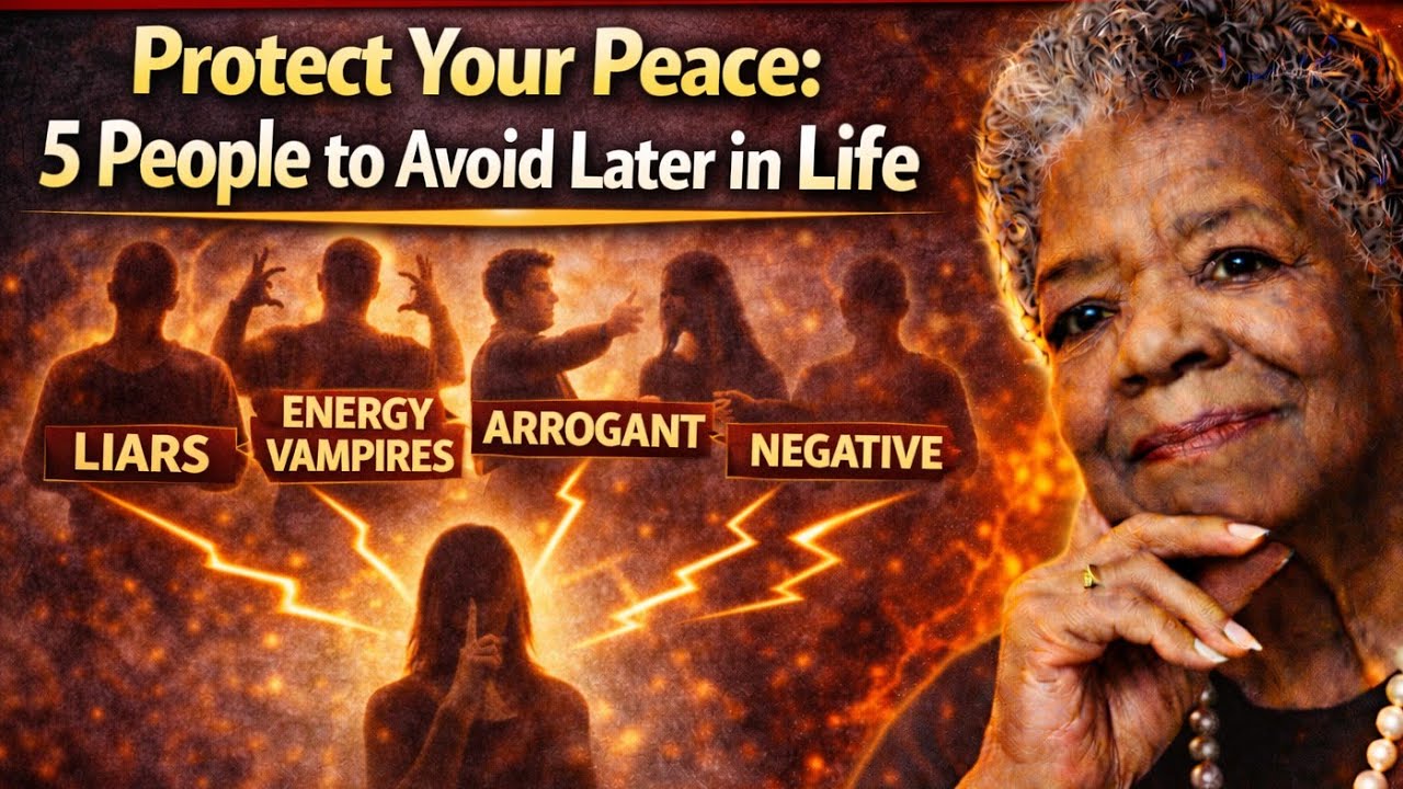 Protect Your Peace: 5 People to Avoid Later in Life | MAYA ANGELOU | Motivational Speech