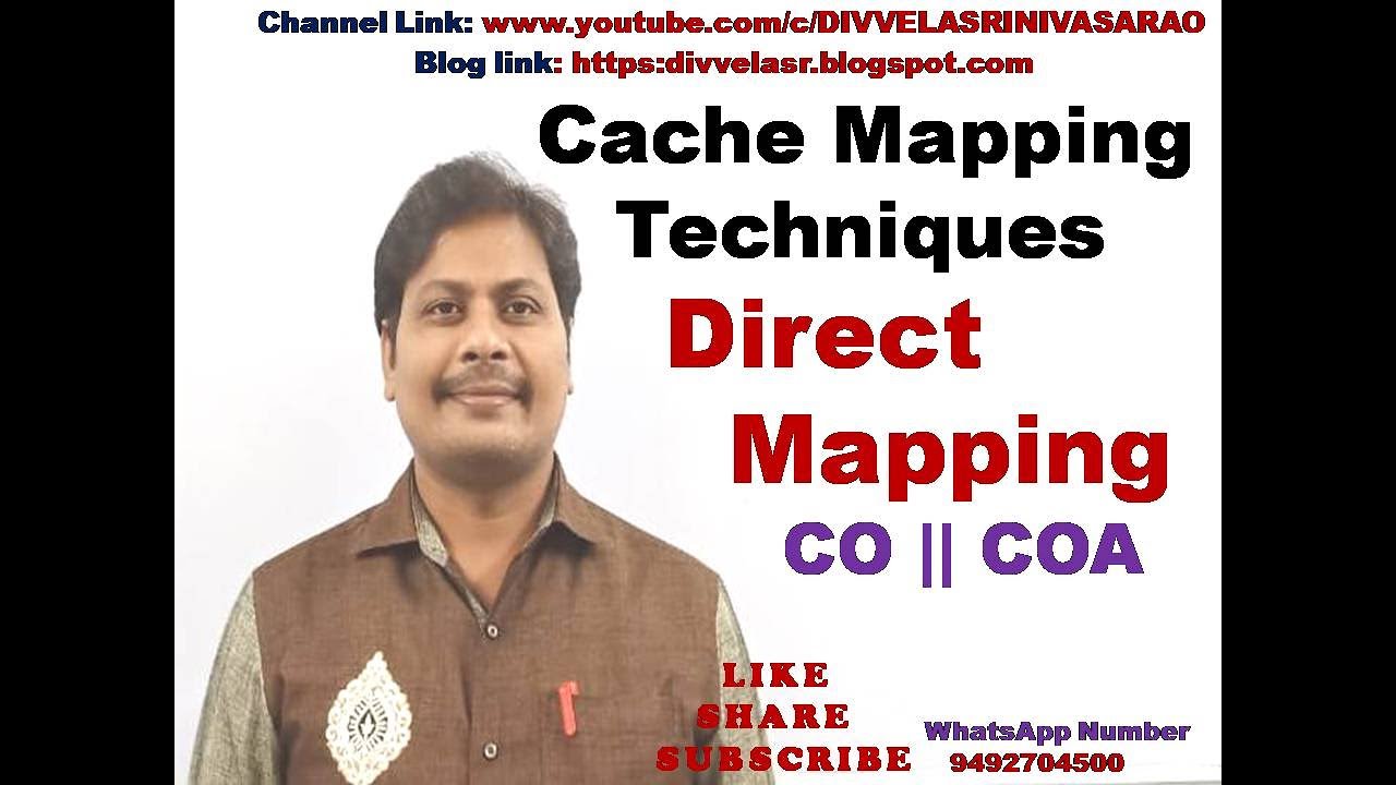 Direct Mapping || Direct Mapping with example || Cache Mapping Techniques || Cache Memory || CO ||