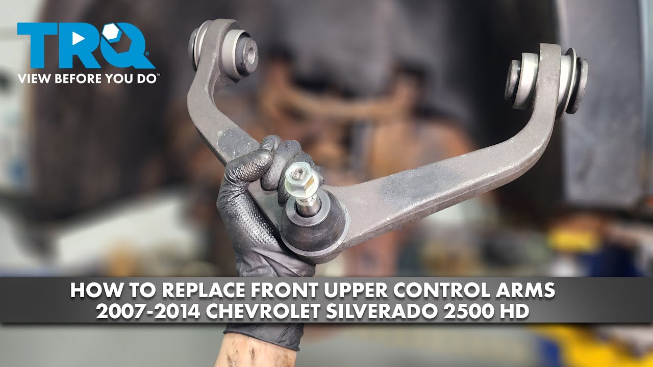Как заменить передние верхние рычаги подвески Chevrolet Silverado 2500 HD 2007-2014