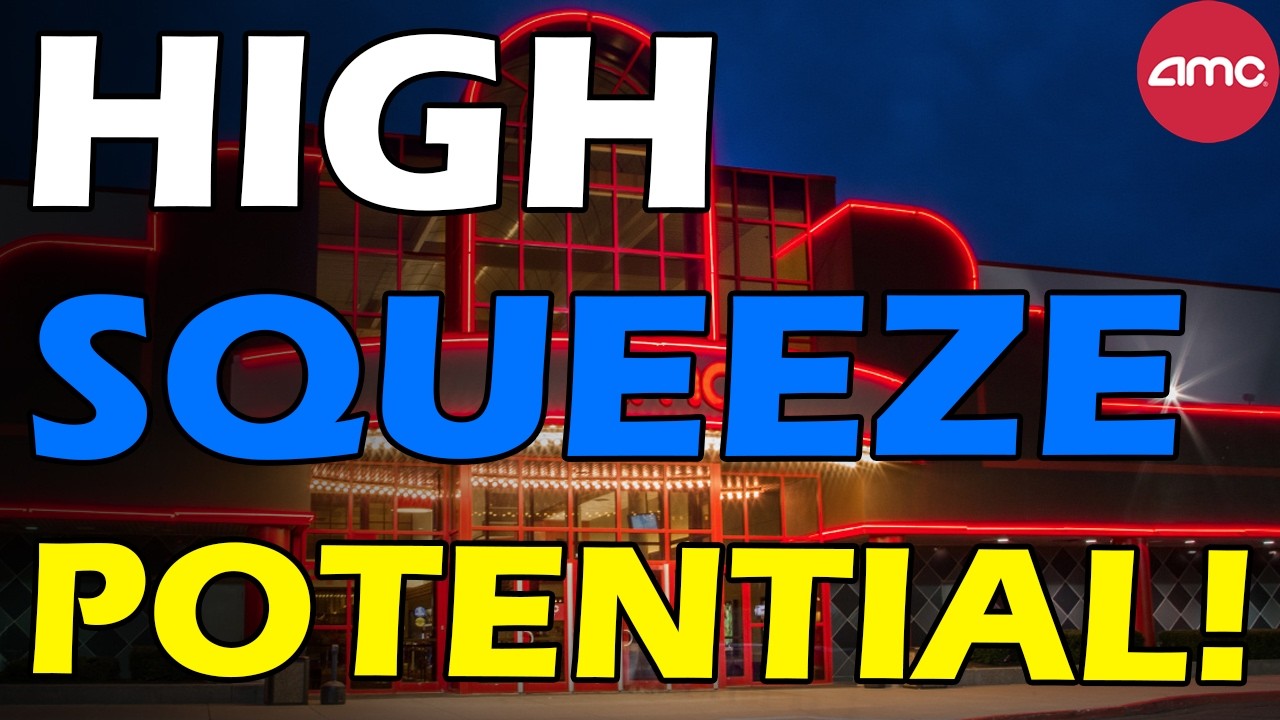 AMC HIGH SQUEEZE POTENTIAL! SHORTS RUNNING OUT!