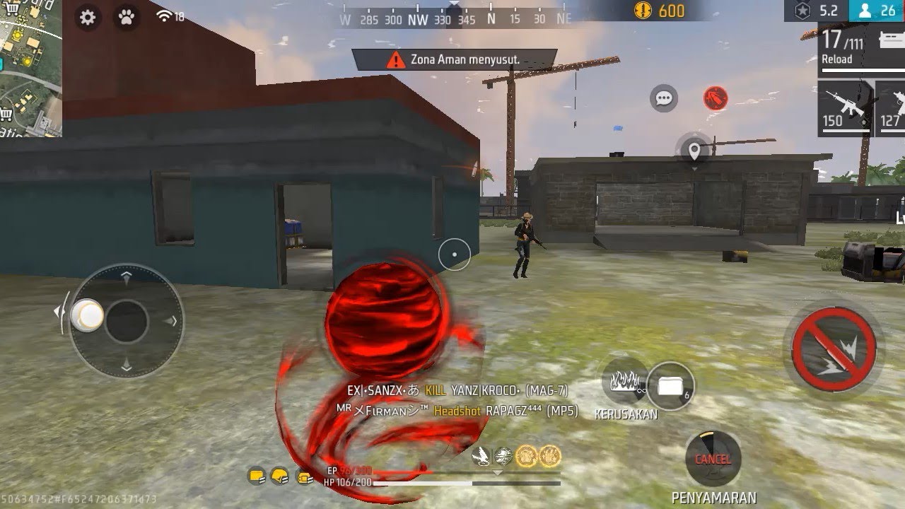 Solo Free fire Gameplay 