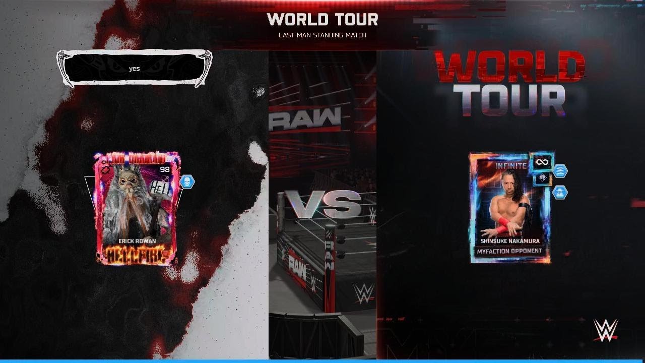 One On One Last Man Standing Match: #ErikRowan Vs #ShinsukeNakamura #WorldTourJapan #WWE2K25