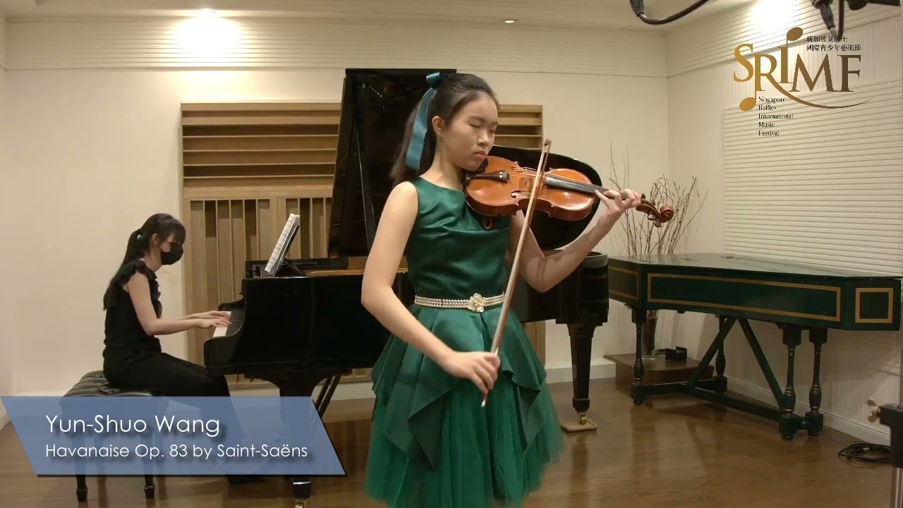 Yun-Shuo Wang-(age 15) |Gold Award 2021 SRIMF Violin Competition Youth Category