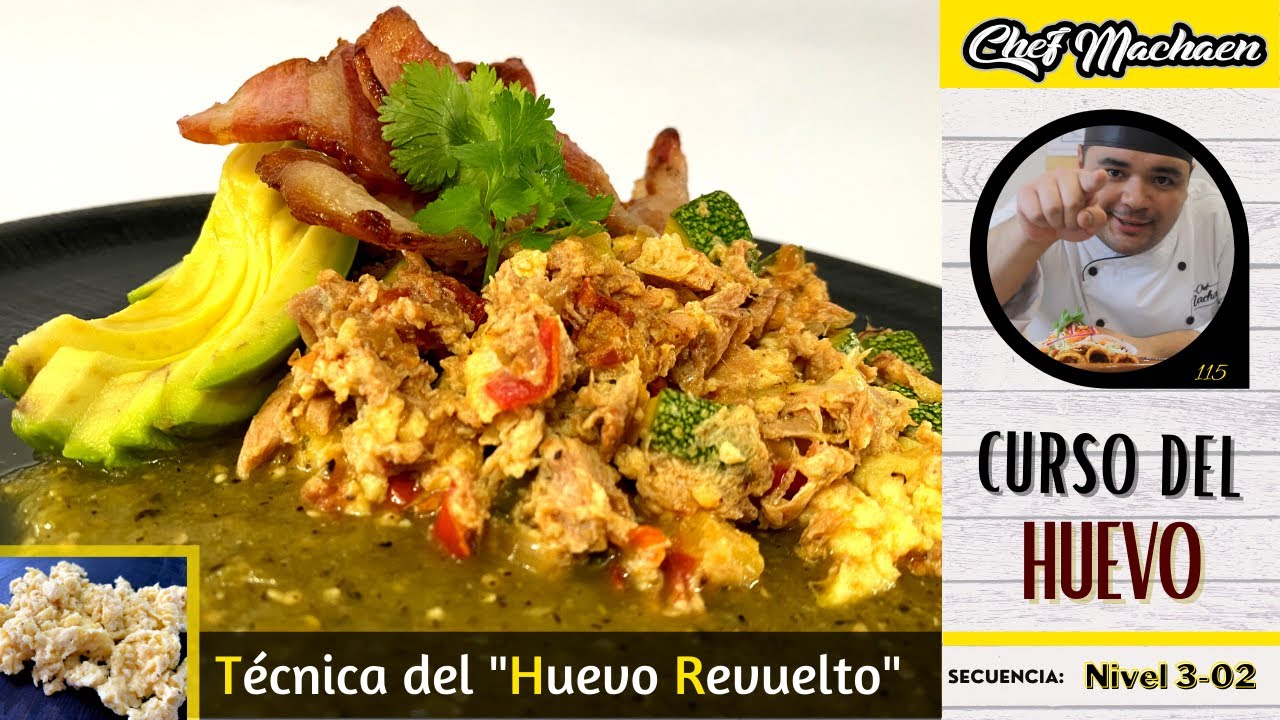 Cómo hacer un Huevo Revuelto | Huevo Revuelto con atún | Curso de Cocina Profesional | Nivel3-02