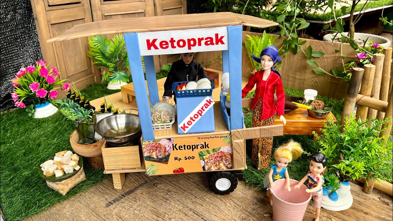 Barbie jowo jualan ketoprak #barbiejowo #jualanketoprak