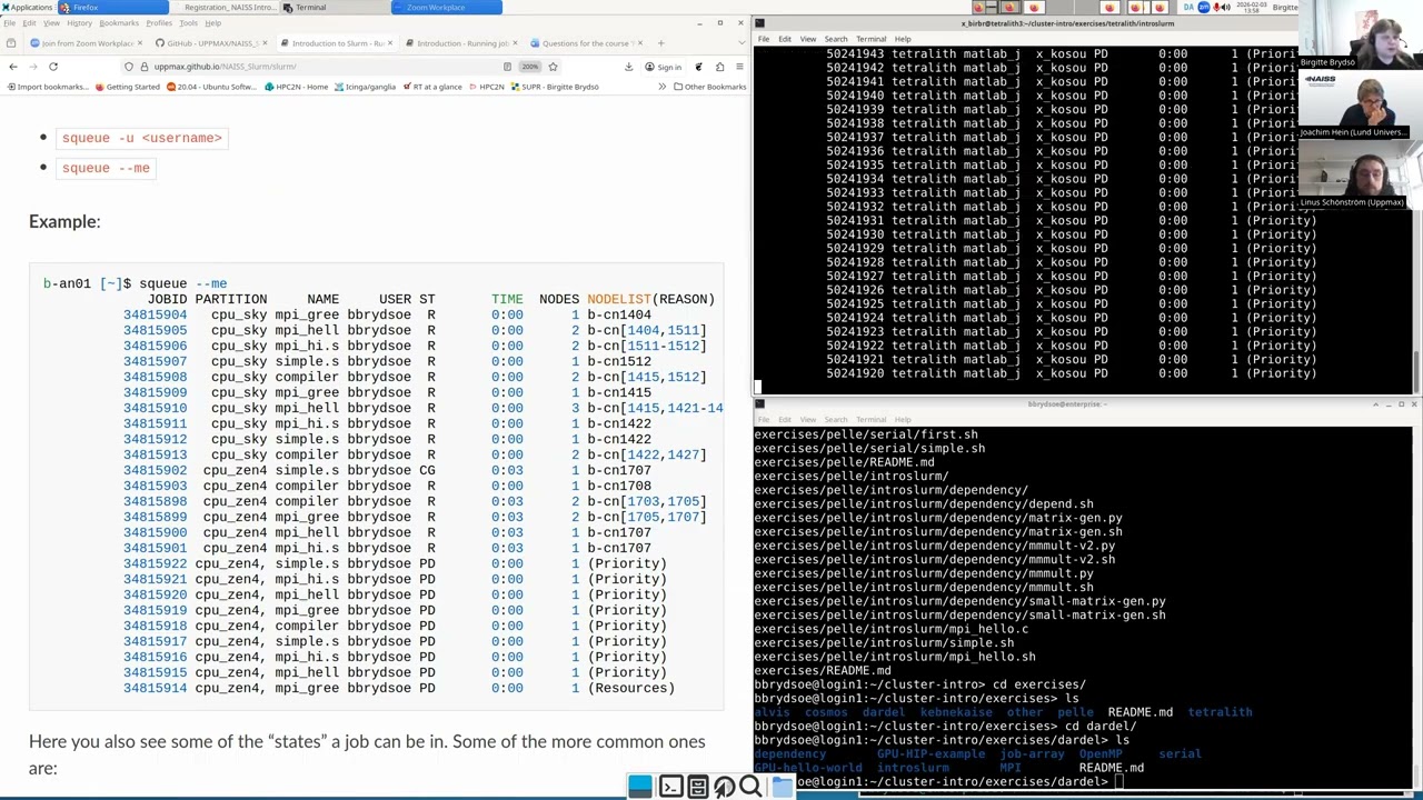 Lecture 3: Introduction to the batch scheduler Slurm