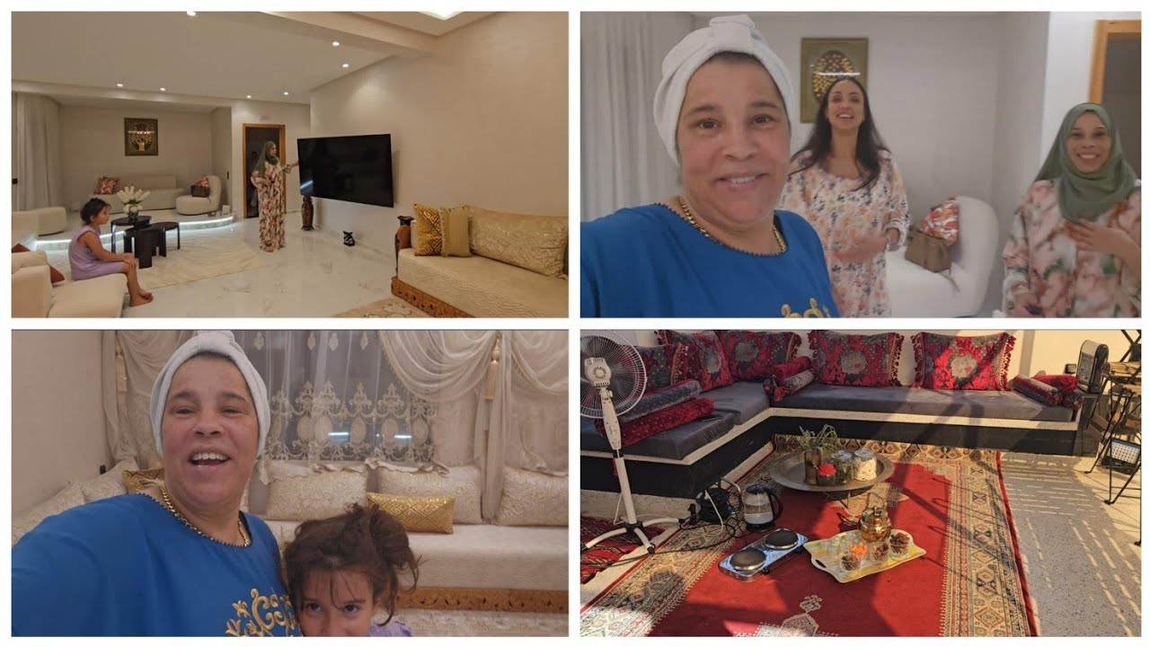 4K 😍🏠🥰 مشيت معروضة عند ختي او درت ليكم جولة في دارها