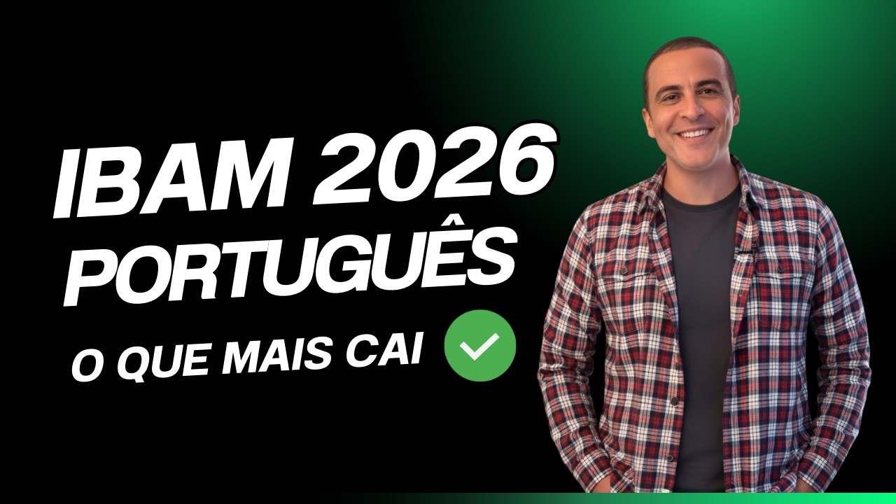 PORTUGUÊS IBAM 2026: Os Assuntos que MAIS Caem nas Provas!