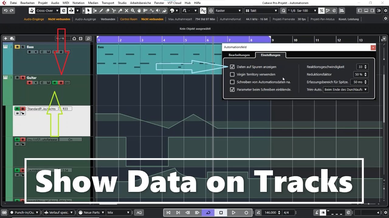 Cubase: Working with Automation