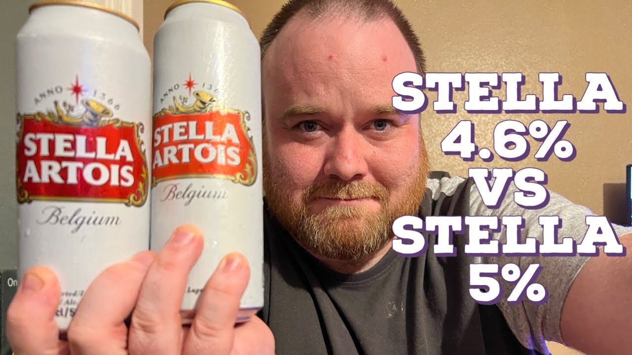 STELLA 4.6% vs STELLA 5%(Imported) Sunday Special !! Beer Reviews