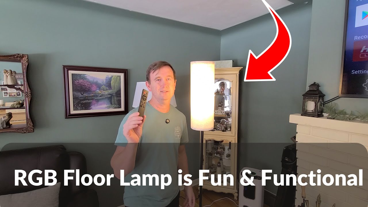 FRIDEKO HOME Floor Lamp Review | Testing Ambient Light, App Control, Remote and Foot Switch Features