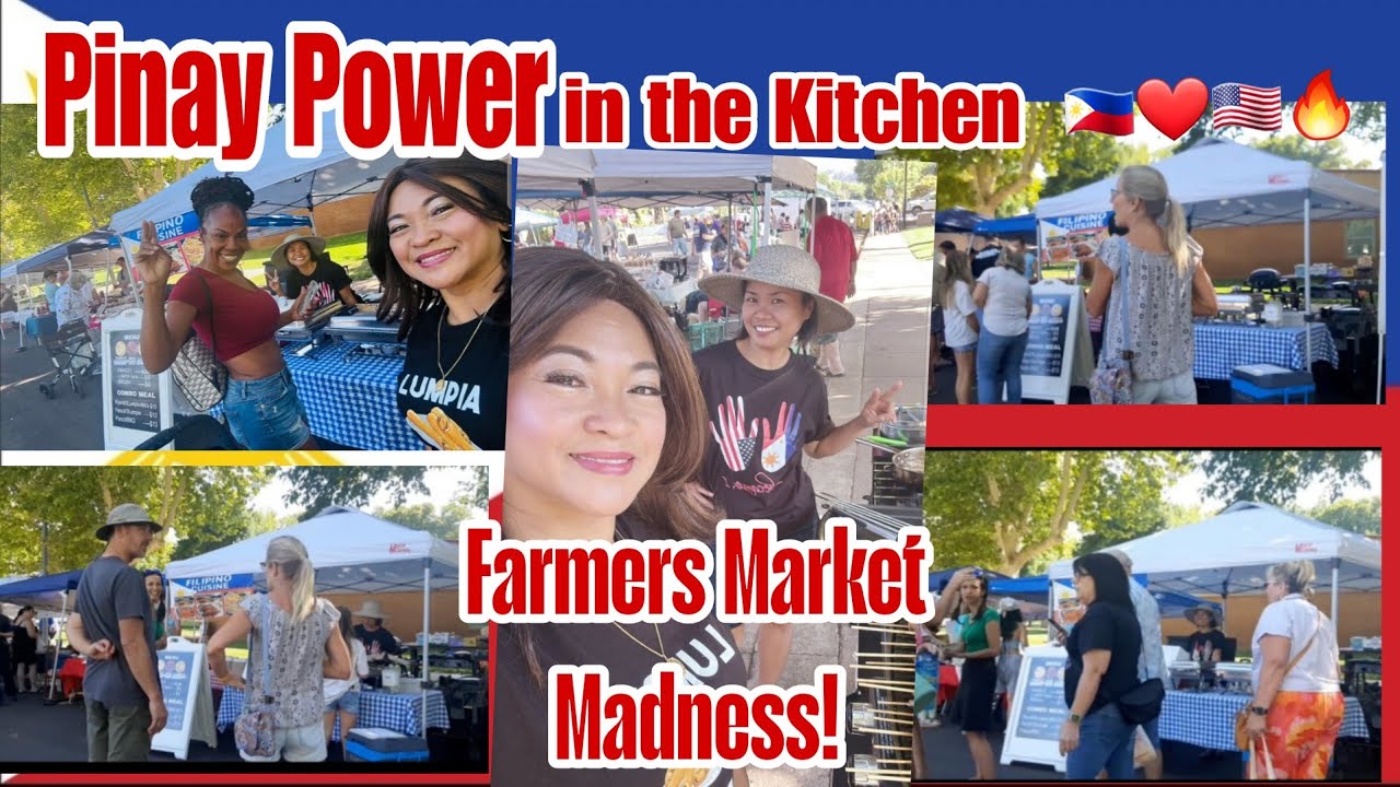 PINAY in ACTION 🇵🇭🔥 Cooking Fresh at UTAH Farmers Market!