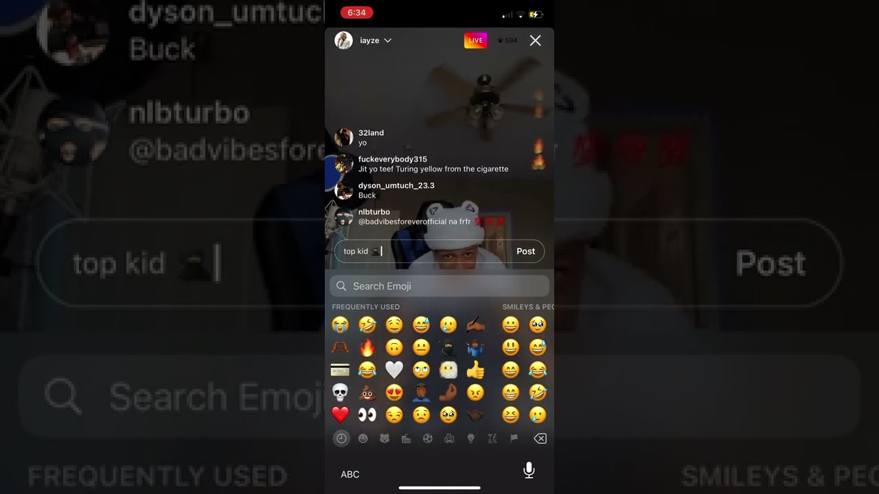 iayze - bids snippet (ig live)
