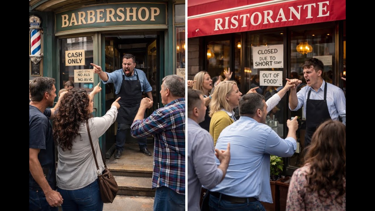 Barbershop Of Questions And Restaurant Of Karen's
