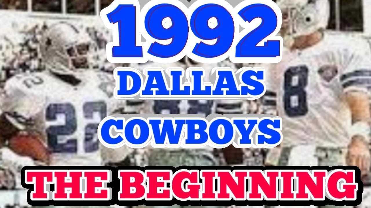DALLAS COWBOYS 1992 SEASON. THE START OF AN ERA. FROM START TO FINISH. SUPERBOWL RUN IN 92.🔥
