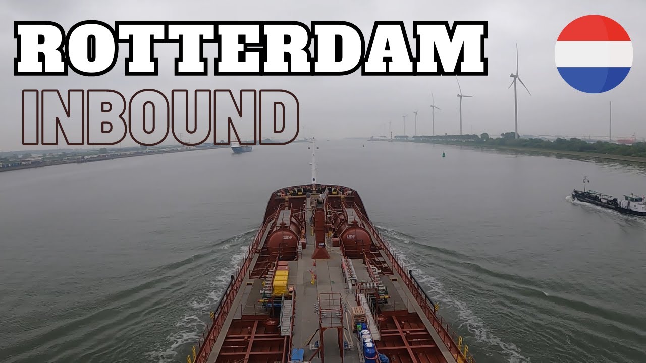 Rotterdam Inbound by Tanker Ship - Time Lapse | Seaman Vlog | Life at Sea #timelapse #ship