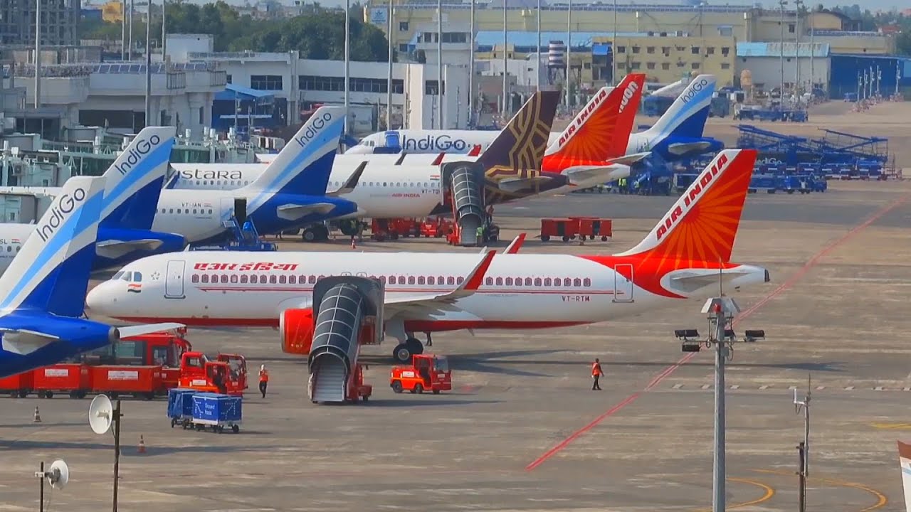 Afternoon Plane Spotting at Kolkata Airport | Aviation Videos | Kolkata Airport Plane Videos | VECC
