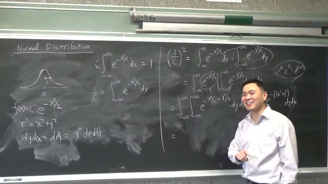 Introduction to normal distribution using calculus