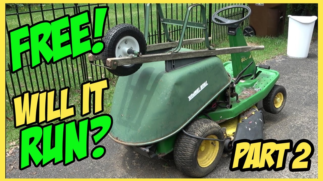 FREE CURB-FOUND JOHN DEERE...How Bad is it? [PART 2]
