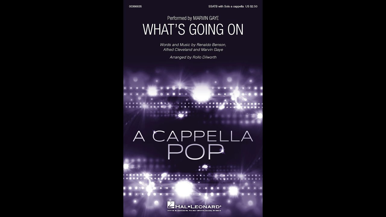 What's Going On (SSATB Choir + Solo, a cappella) - Arranged by Rollo Dilworth