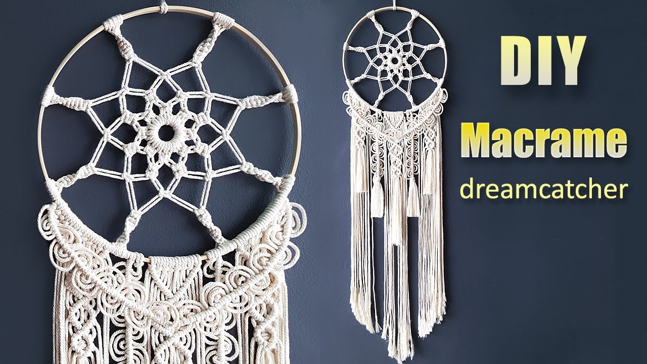 DIY Tutorial | How to Make A Macrame Dreamcatcher