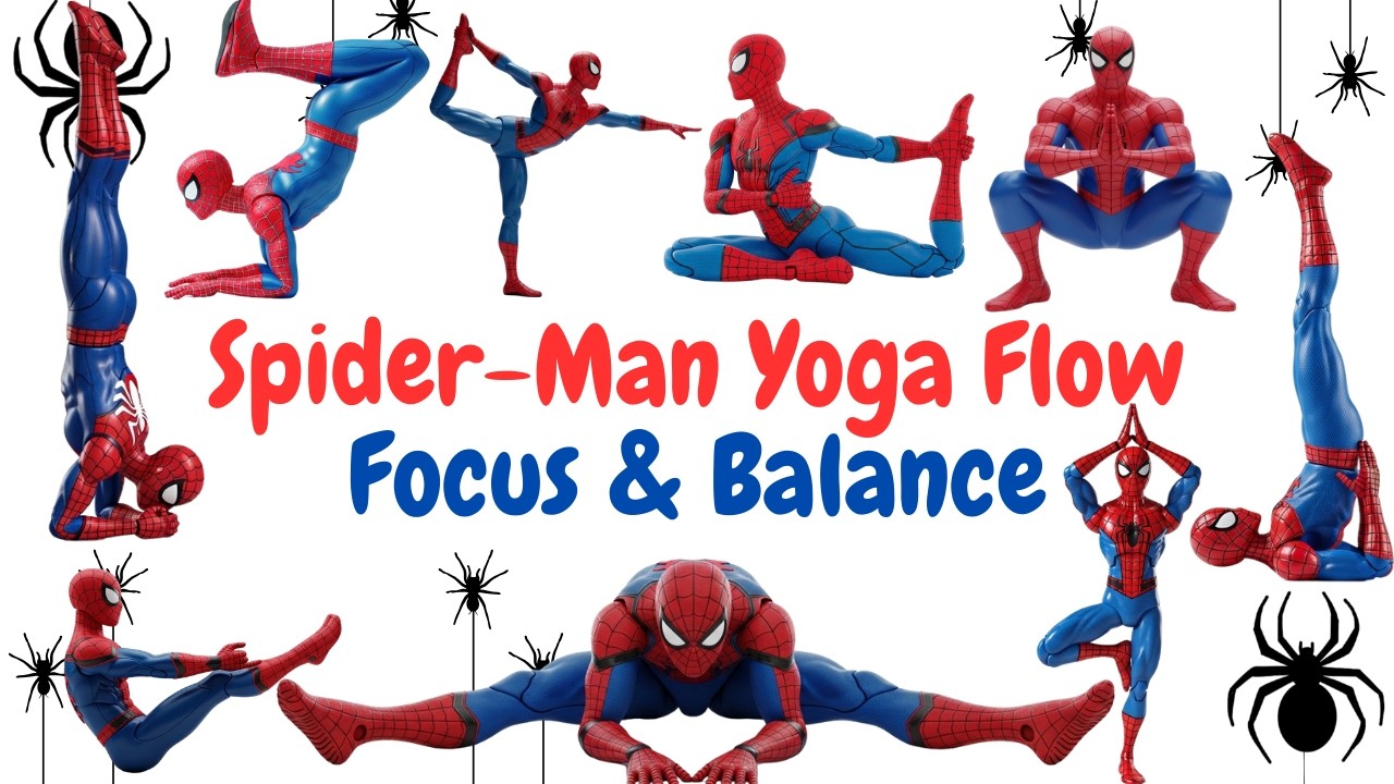 Become a Web-Slinger! Spider-Man Yoga Flow for Focus & Balance