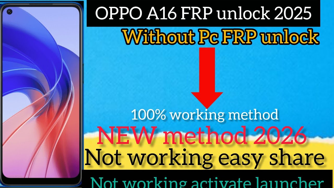 Oppo A16 frp bypass || CHP2269 frp bypass |||Oppo google account  Unlock 🔓