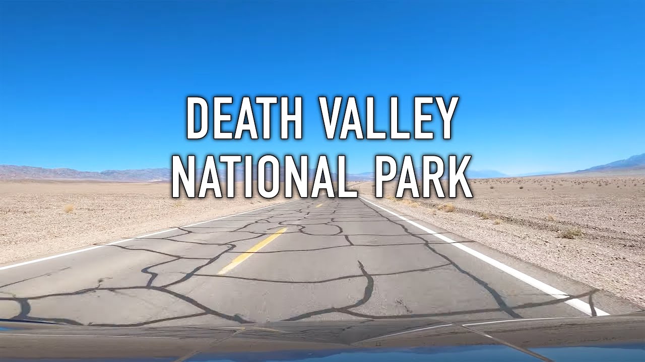 Death Valley National Park Scenic Drive in 4K
