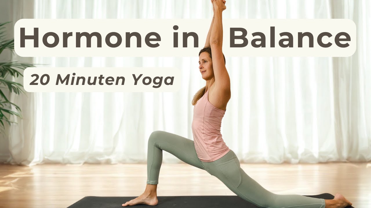 20 Min Yoga f&uuml;r Hormonbalance | Stress l&ouml;sen & Zyklus st&auml;rken