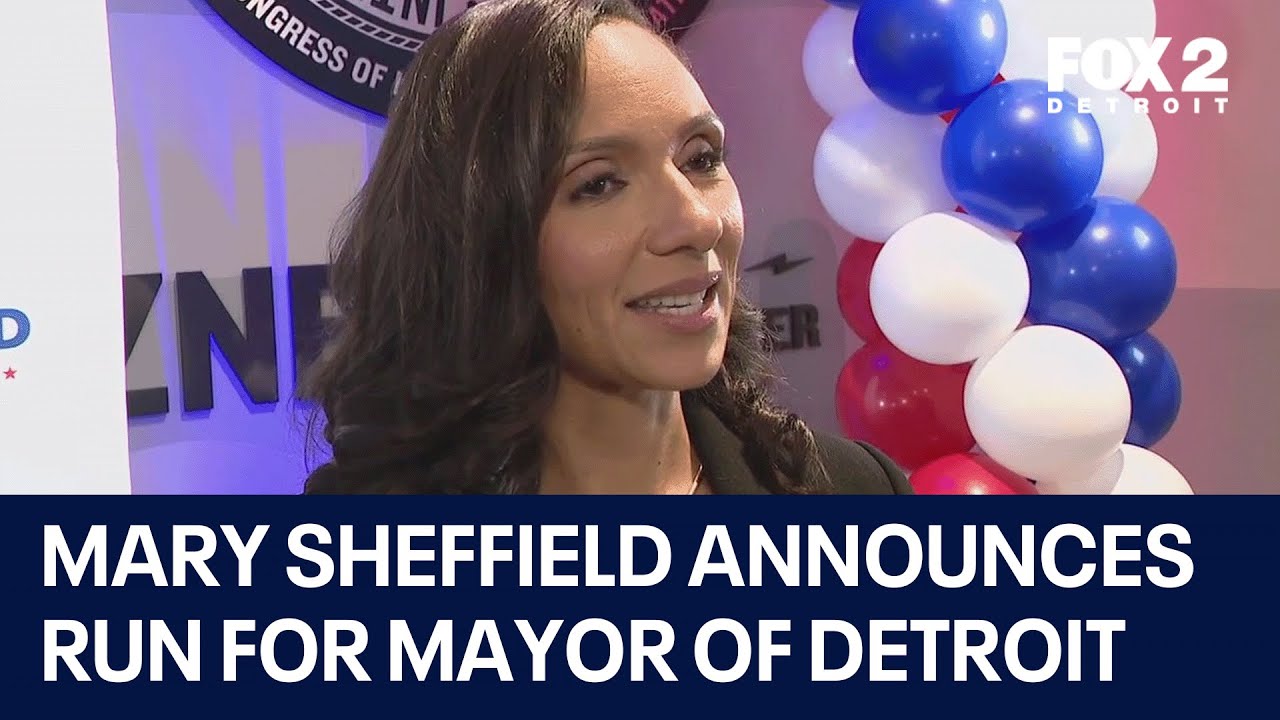 Detroit City Council President Mary Sheffield announces run for mayor