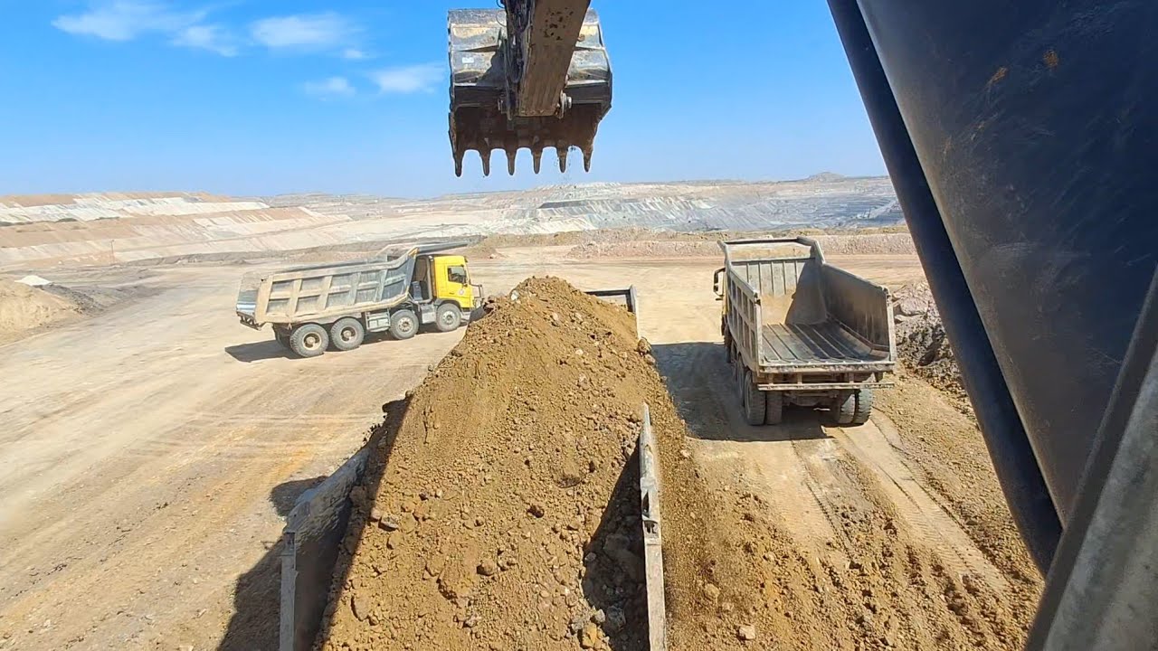 #video Digging miti muram loading taracks Mighty Tasmishan Ishar full loading mixx video caterpillar