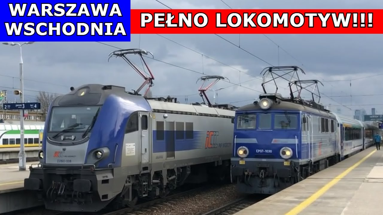 WARSZAWA WSCHODNIA POCIĄGI: JEDEN ZA DRUGIM!!!