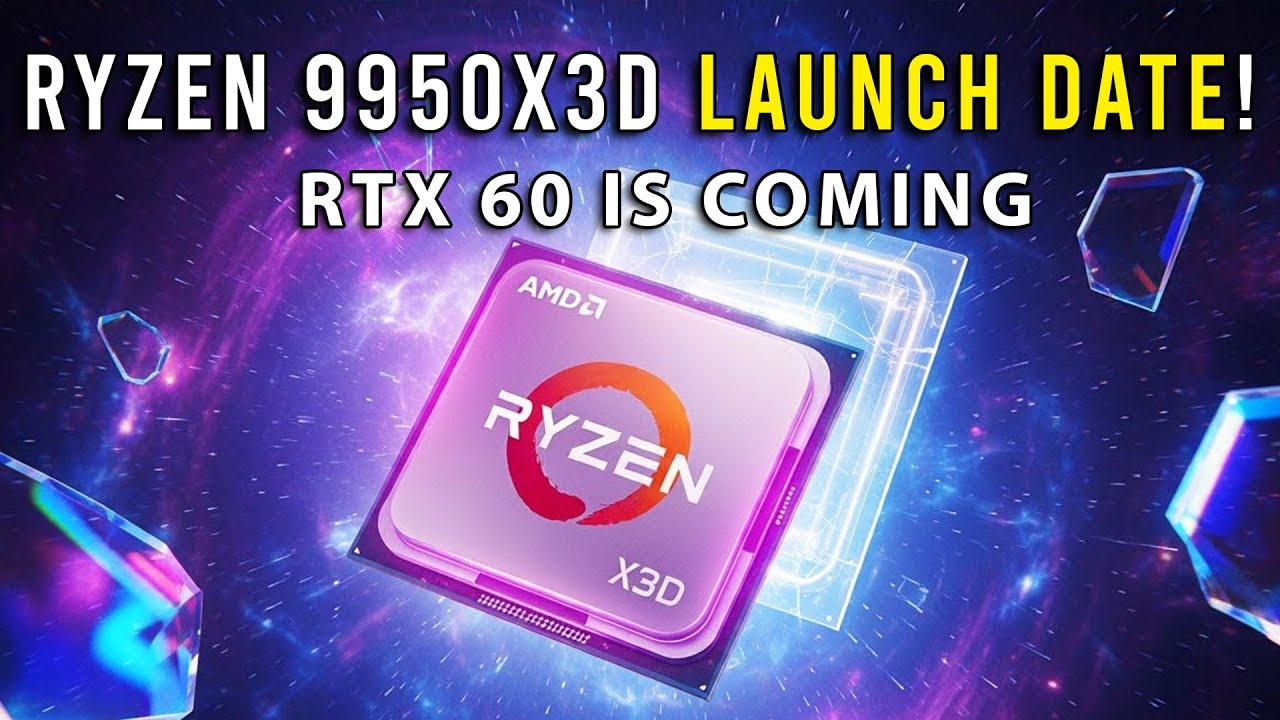 ДАТА ВЫПУСКА Ryzen 9950X3D2! Драйверы RTX 60 намекают на скорый релиз