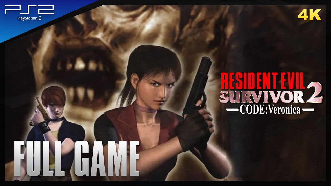 Resident Evil Survivor 2 - Code : Veronica | Full Game Walkthrough 4K | No Commentary