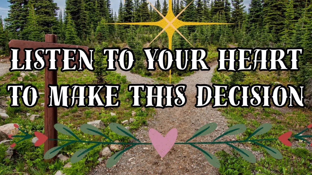 An incoming choice, Spirit wants you to tune into your heart and listen to your intuition 