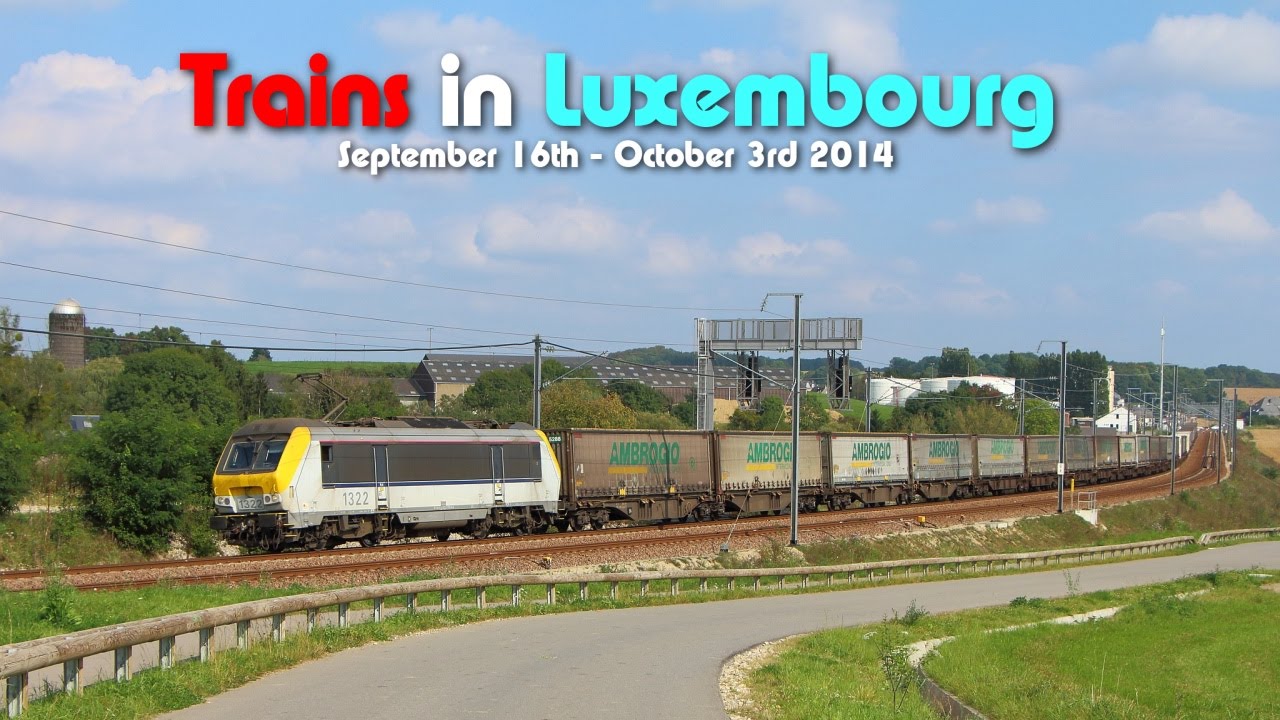 Trains in Luxembourg, September 2014
