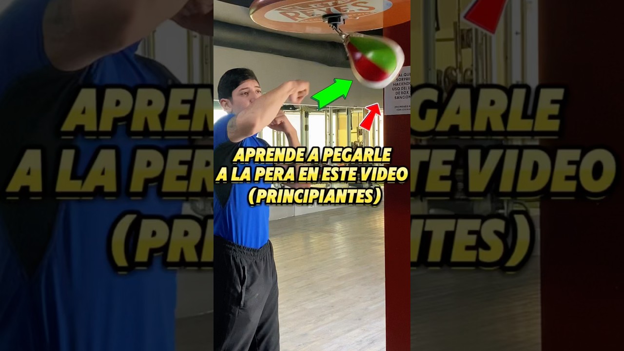 COMO PEGARLE A LA PERA SI ERES PRINCIPIANTE #boxing #boxeo  #boxeomexicano #boxeocubano #mma