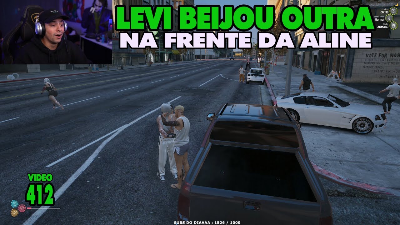 FIM DO NAMORO ENTRE LEVI E ALINE? ELA VIU LEVI B3IJANDO OUTRA!