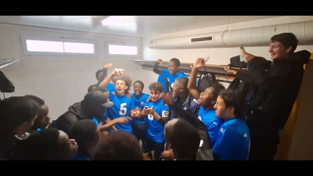 CRI DE GUERRE  (  ESSG  2 -  AS ERMONT  4 ) LE 20/10/2024 . u16 CHAMPIONNAT D2