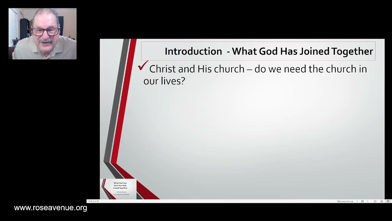What God Joins Together - 1 - Introduction