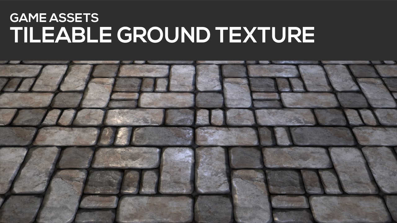 GAME ASSET TUTORIAL - Tileable ground texture - Part 1 / 2