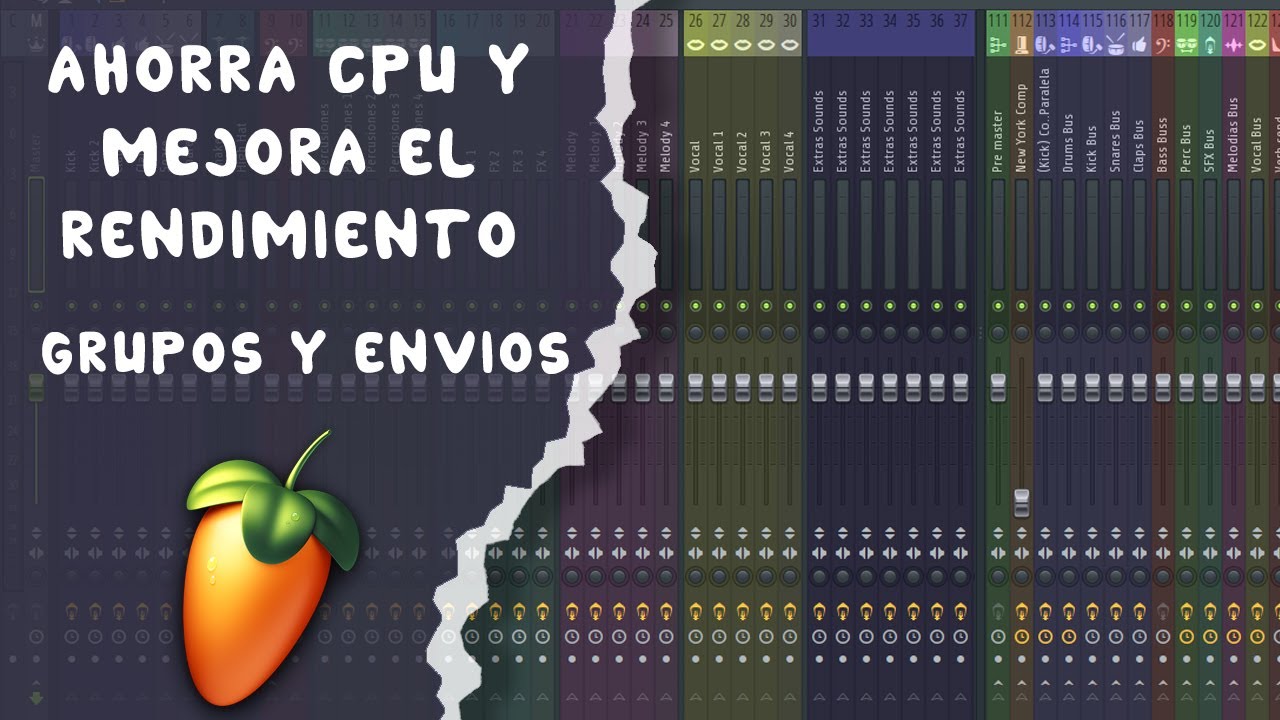 Tutorial - Como hacer Grupos y Envíos en FL Studio 20