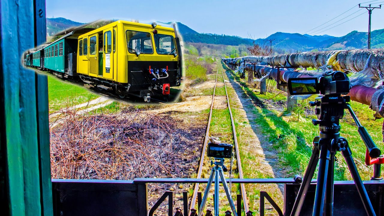 Crișcior - Brad Narrow Gauge Railroad Full Backview, Hunedoara County (17 04 2015)