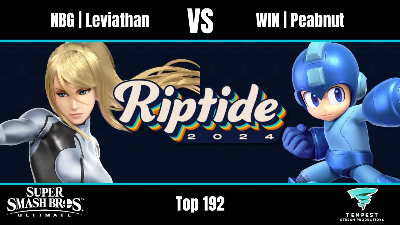 NBG | Leviathan (Zero Suit Samus) vs WIN | Peabnut (Mega Man) - Ultimate Top 192 - Riptide 2024