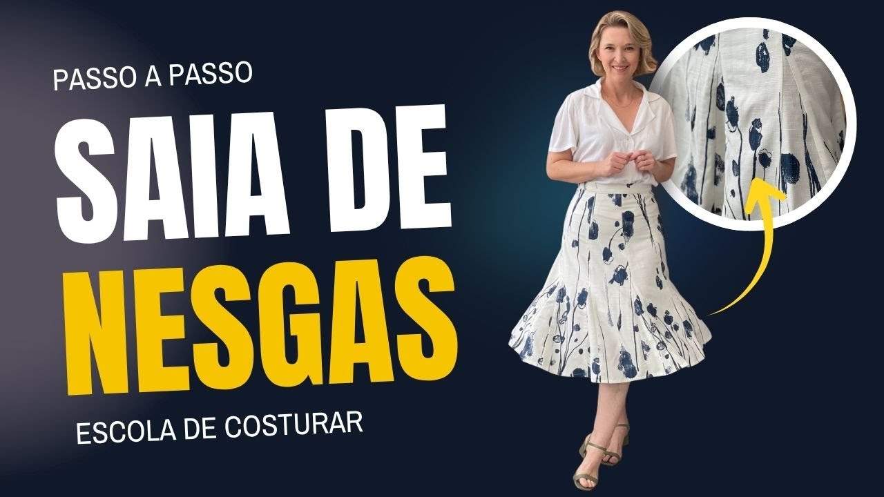Aprenda a  costurar uma Saia de Nesgas | S&eacute;rie Saias
