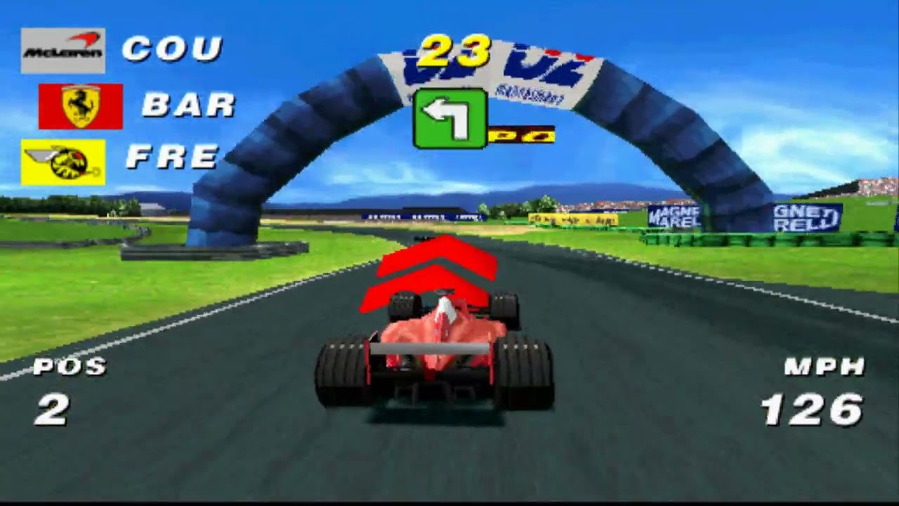 Formula One Arcade PS1 - Gameplay Video