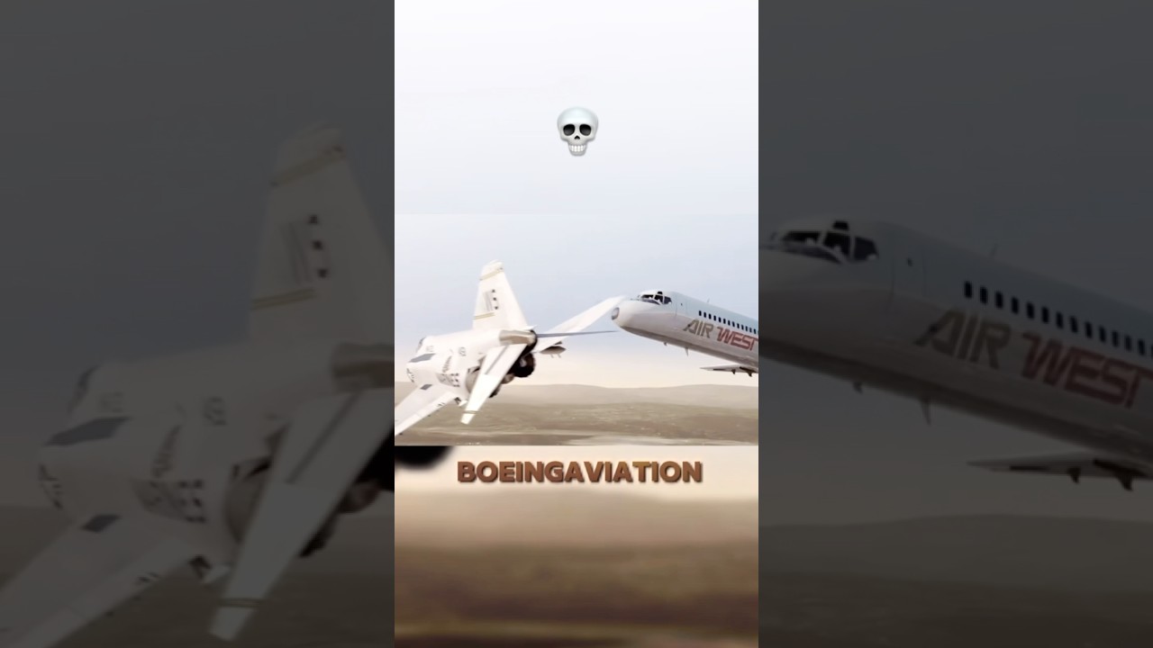 Worst Midair Collision.. 😳 - Hughes Airwest Flight 706 - #aviation #edit #avgeek #shorts