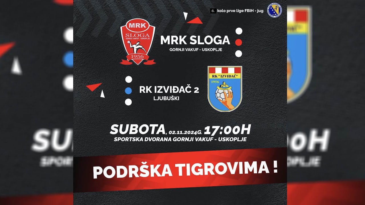 MRK Sloga - RK Izviđač 2 | sezona 2024/2025