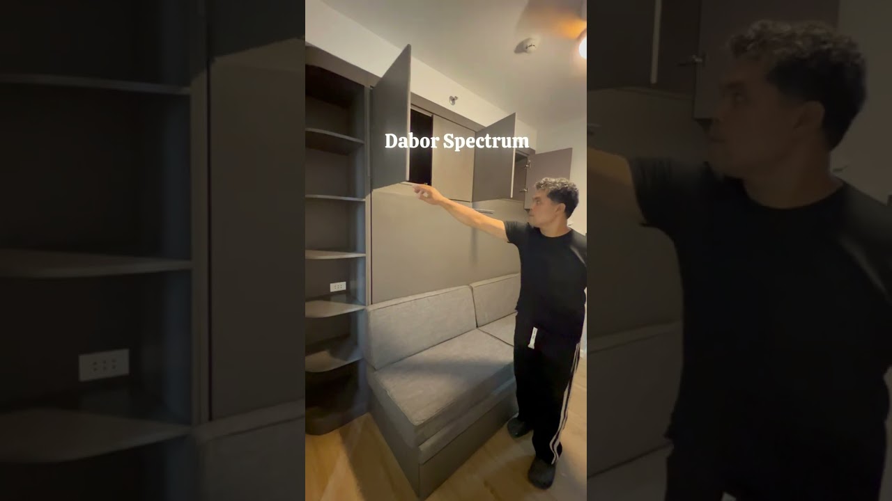 Murphy bed Wall bed with Ghost Door project at Mandaluyong Pioneer