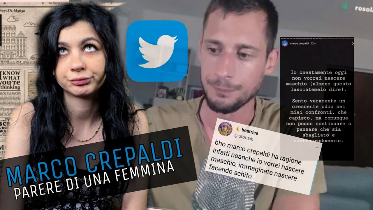 LE HATERS DI MARCO CREPALDI (parere di una femmina)